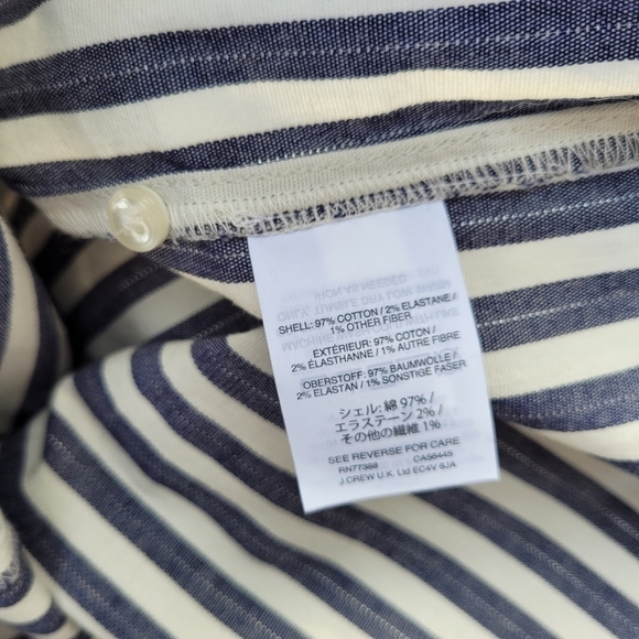 Madewell Shimmer Stripe Off-the-Shoulder Top - Picture 8 of 8